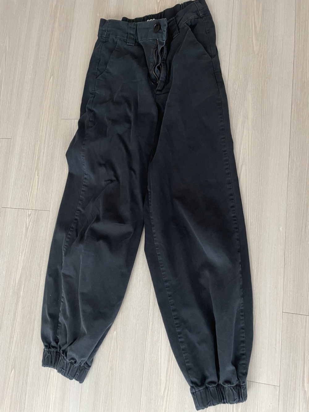 BDG Black Jogger-Style Pants